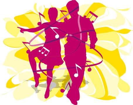pareja bailando
