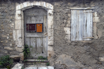 Fototapeta na wymiar Drzwi, fasady, Prowansja, Francja