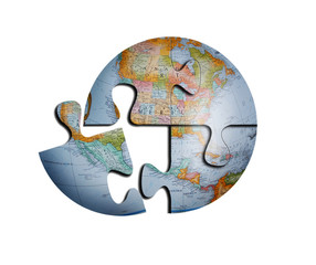 Globe Puzzle 