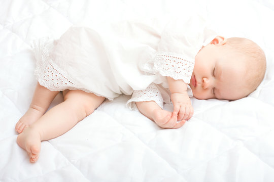 cute little baby sleeping
