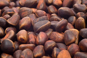 A pile of cedar nut