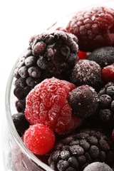 frozen berries  raspberry blackberry red currant  blueberry