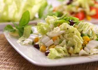 Fresh vegetarian salad