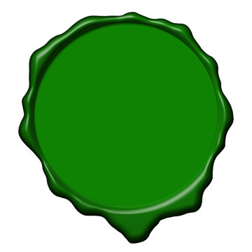 Green Wax Empty Seal