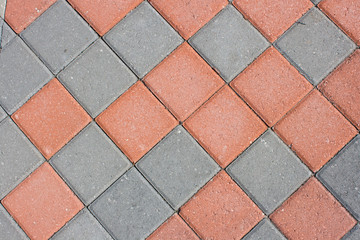diamond shaped brick paver