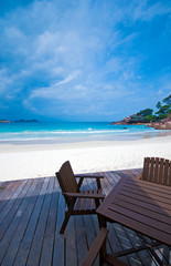 Chair by the beach