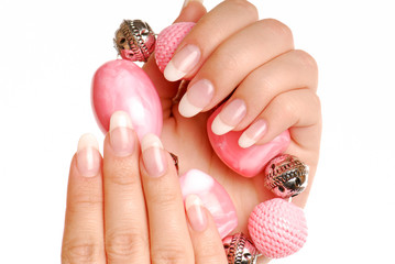 Elegance woman nails