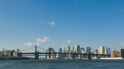 Fototapeta na wymiar panorama Manhattan, Nowy Jork