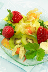 Fresh fruits as dessert 