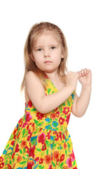 The dancing girl of 3,5 years