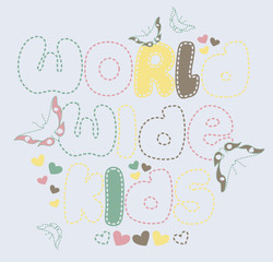 diseño infantil de mariposas