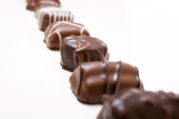 Pralinen, Schokolade