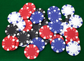 gambling chips background