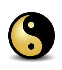 Yin Yang - gold