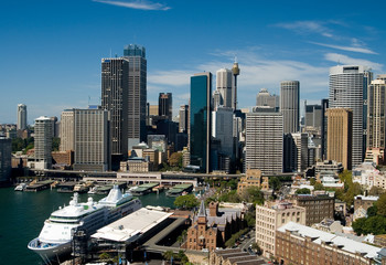 Blick auf Sydney von der Harbor Bridge © Sunnydays