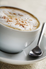 cappuccino closeup