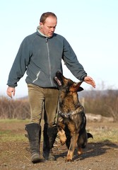 police dog trainning
