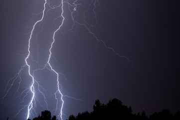 Flash of lightning