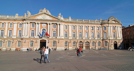 Naklejka premium place du capitole