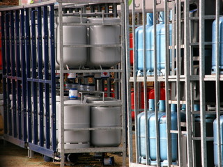 bouteilles de gaz