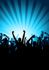 Fototapeta premium Audience at a Concert