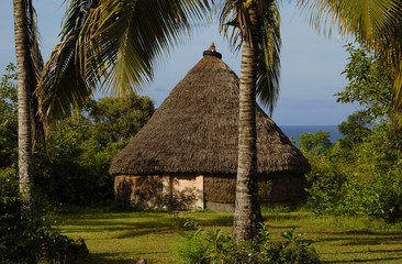 Fototapeta na wymiar Kanak box Maré Island, New Caledonia
