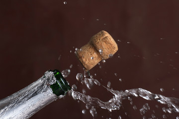 Champagne eruption