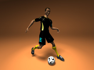 Fototapeta premium Footballeur