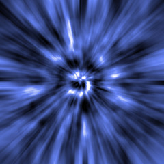 Fototapeta premium Blue Warp Abstract