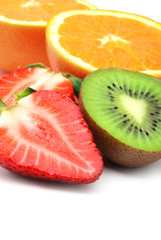 Fresh fruit close-up
