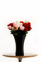 Isolated flower vase