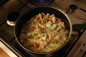 poëlée de fruits de mer