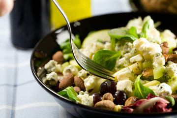 Delicious lunch salad