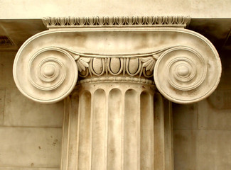 Ionic capital ancient greek temple architecture