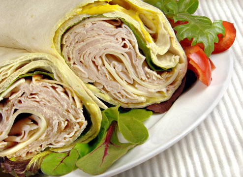 Turkey Wrap Sandwich