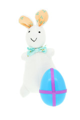 Easter bunny and egg