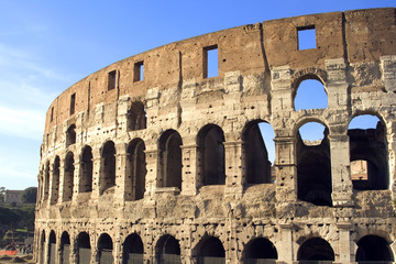 Obraz premium Roman Colosseum in Rome, Italy.