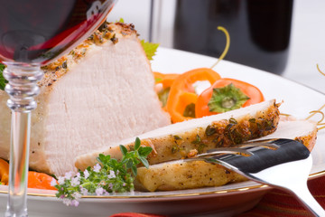 Garlic Thyme Roast Pork