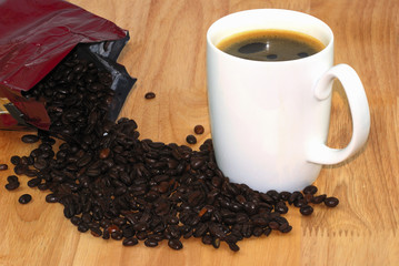 Coffee and beans