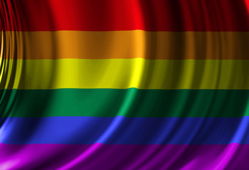 Gay pride flag