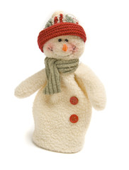 snowman isolated on white background