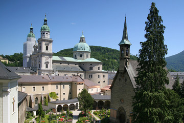 View on Salzburg towers, Austria