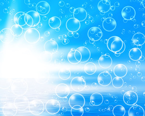 Fototapeta na wymiar Air bubble background