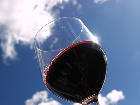 bollon de vin rouge