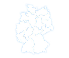 Carte Allemagne Hollow
