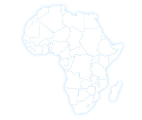 Carte Afrique Hollow