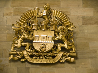 Naklejka premium Blason dans la cathédrale St-Guy de Prague