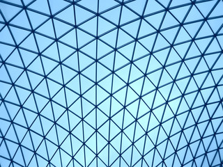 Steel and glass roof glazed dome