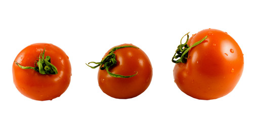 three tomatoes