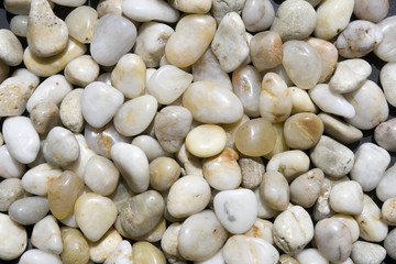 Small quartz river stone background